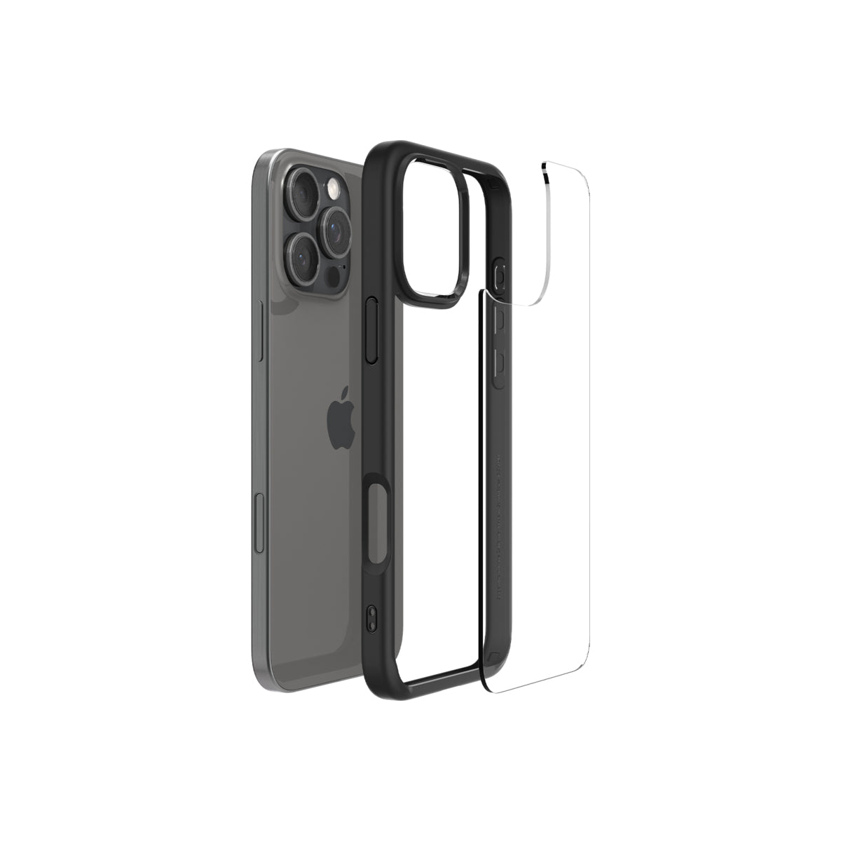 Kryt pro iPhone 16 Pro Max Spigen Crystal Hybrid - matně černý - iSTYLE CZ