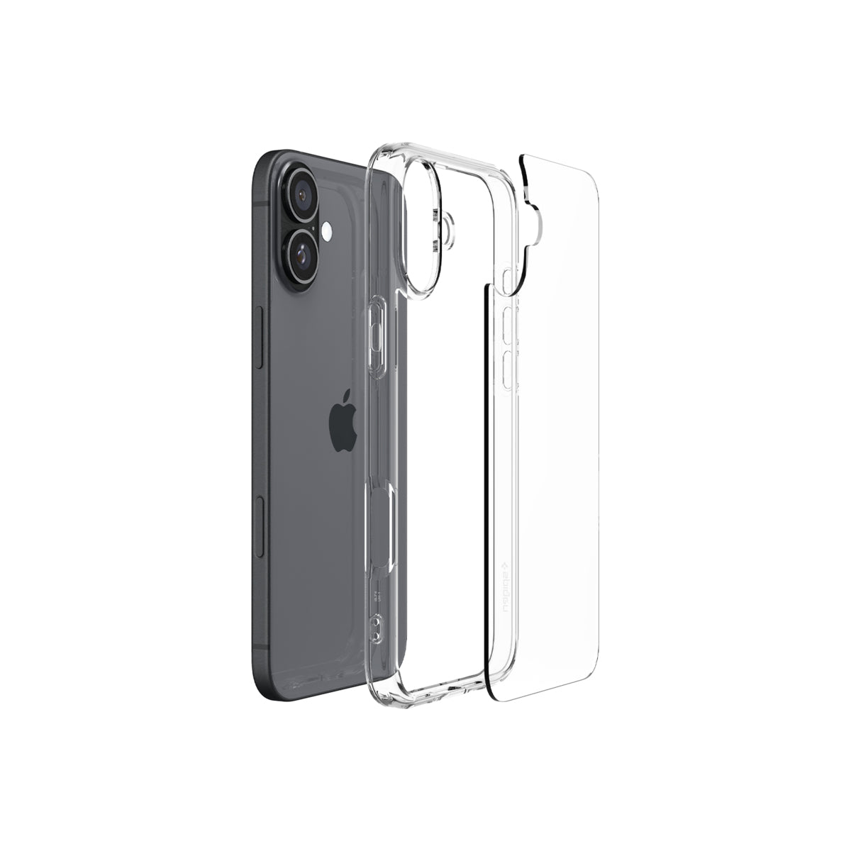 Kryt pro iPhone 16 Spigen Crystal Hybrid - průhledný - iSTYLE CZ