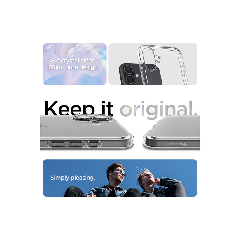 Kryt pro iPhone 16 Spigen Crystal Hybrid - průhledný - iSTYLE CZ