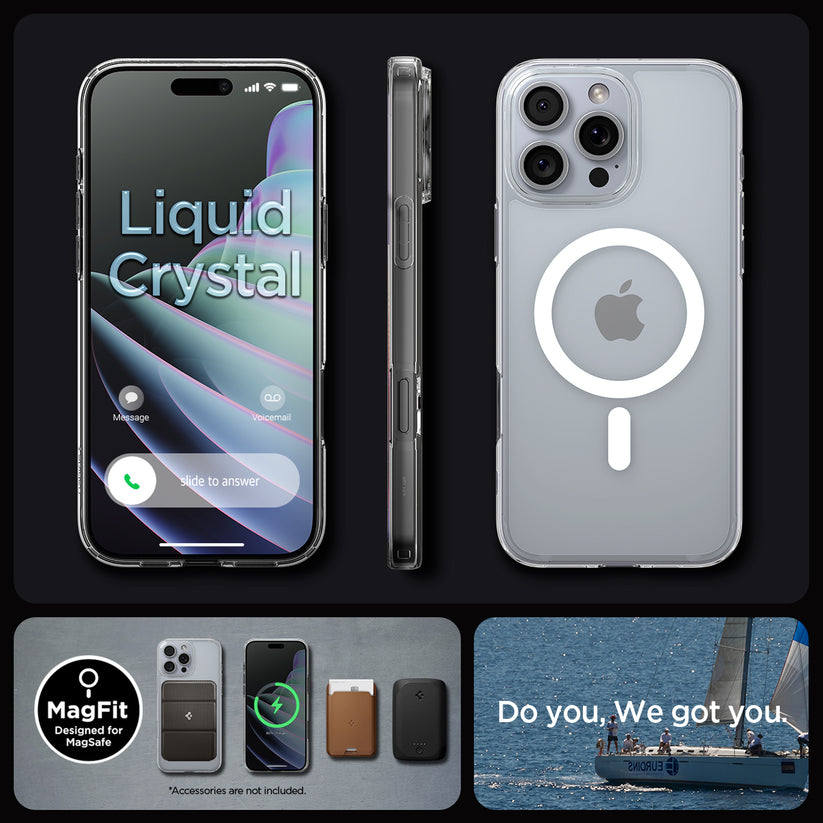 Kryt pro iPhone 16 Pro Spigen Crystal Flex MagSafe - průhledný - iSTYLE CZ