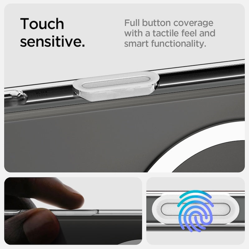 MagSafe kryt pro iPhone 16 Pro Max Spigen Ultra Hybrid T-series - bílý - iSTYLE CZ