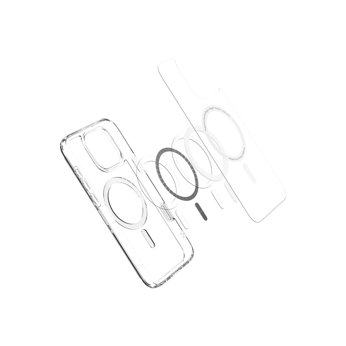 MagSafe kryt pro iPhone 16 Pro Max Spigen Ultra Hybrid T-series - šedý - iSTYLE CZ