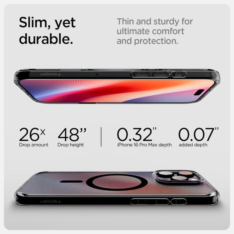 MagSafe kryt pro iPhone 16 Pro Max Spigen Ultra Hybrid T-series - černý - iSTYLE CZ