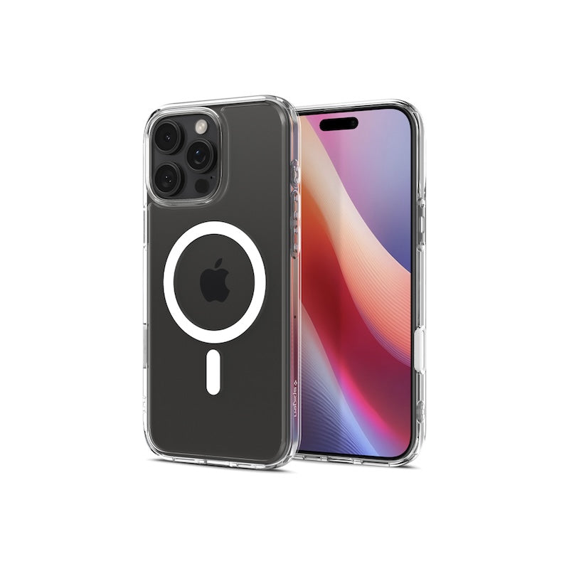 MagSafe kryt pro iPhone 16 Pro Spigen Ultra Hybrid T-series - bílý - iSTYLE CZ