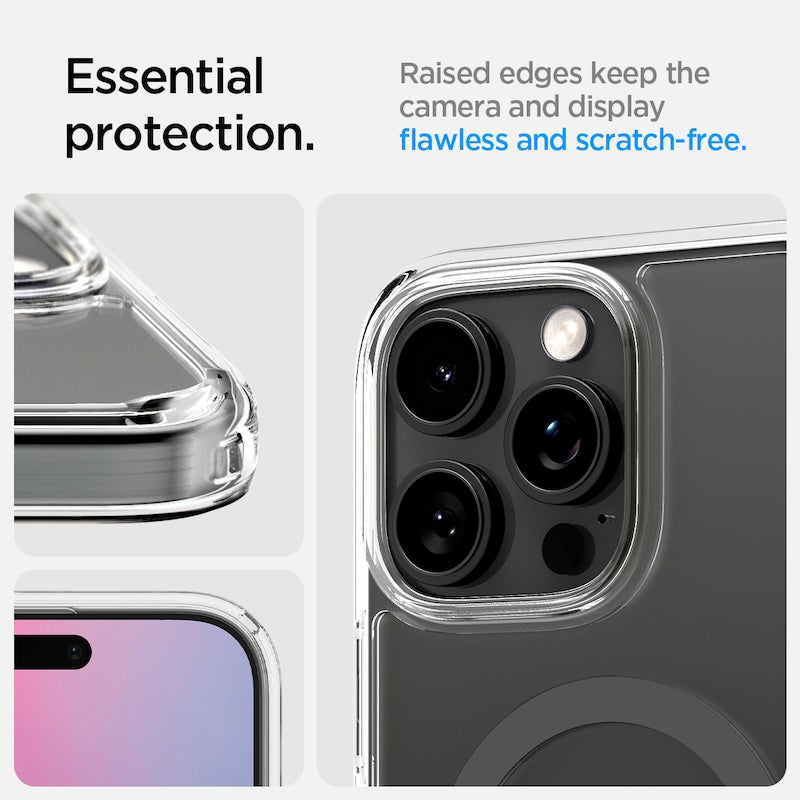 MagSafe kryt pro iPhone 16 Pro Spigen Ultra Hybrid T-series - šedý - iSTYLE CZ