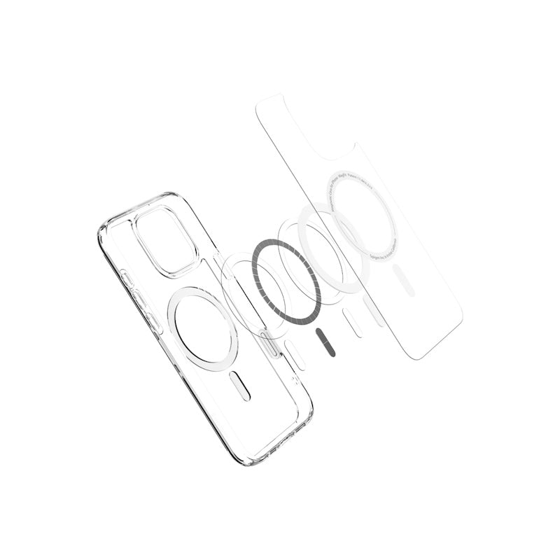 MagSafe kryt pro iPhone 16 Pro Spigen Ultra Hybrid T-series - šedý - iSTYLE CZ