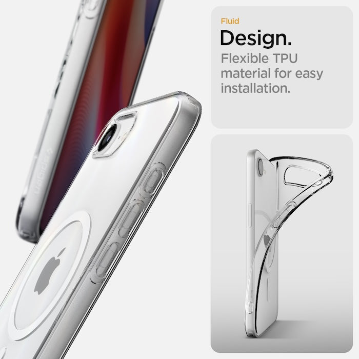 MagSafe kryt pro iPhone 16e Spigen Crystal Flex - průhledný - iSTYLE CZ