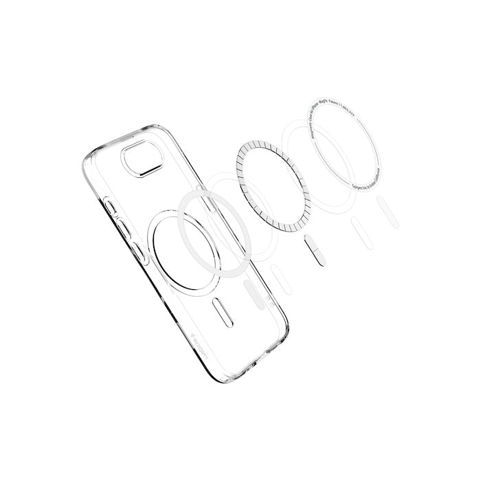 MagSafe kryt pro iPhone 16e Spigen Crystal Flex - průhledný - iSTYLE CZ