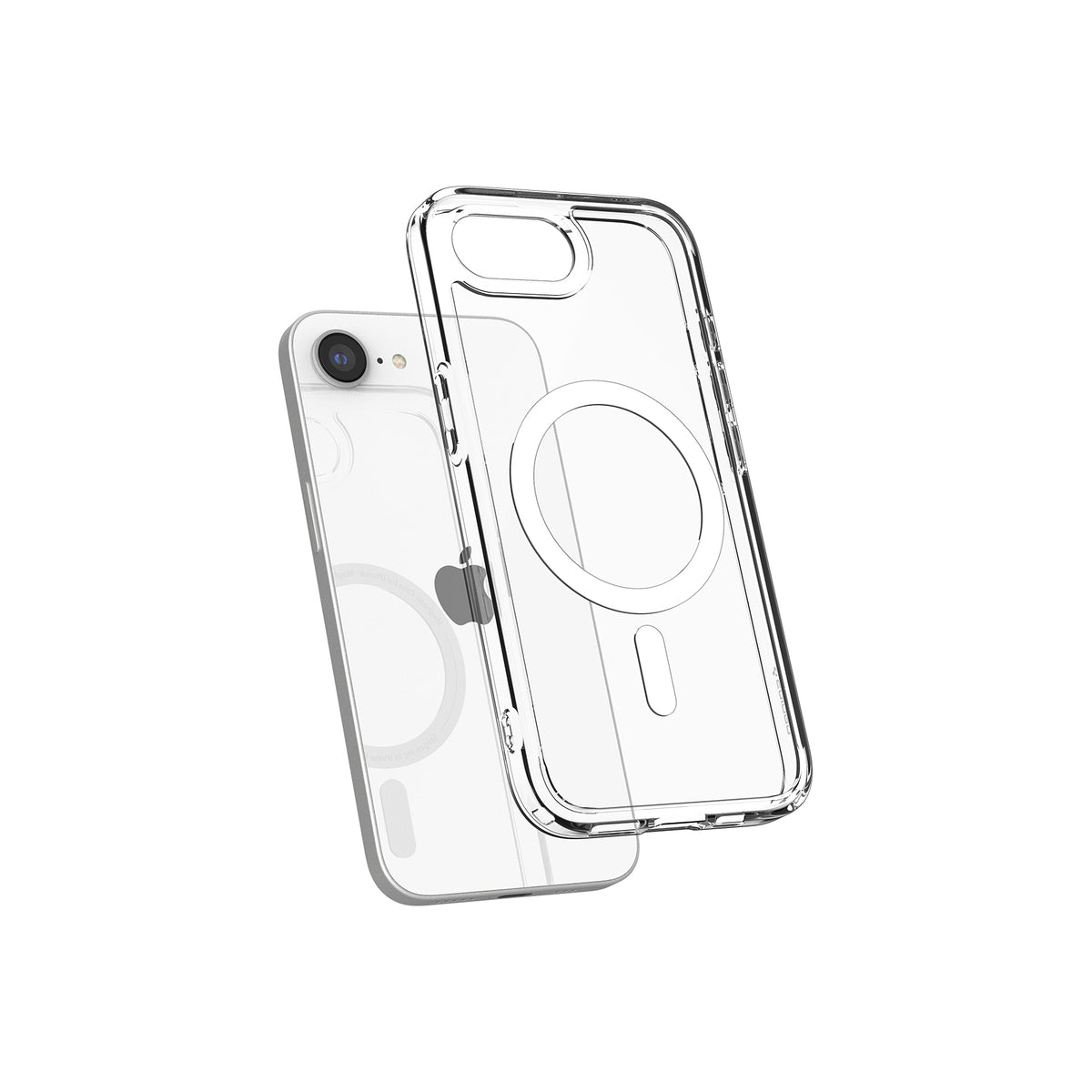 MagSafe kryt pro iPhone 16e Spigen Crystal Hybrid - průhledný - iSTYLE CZ