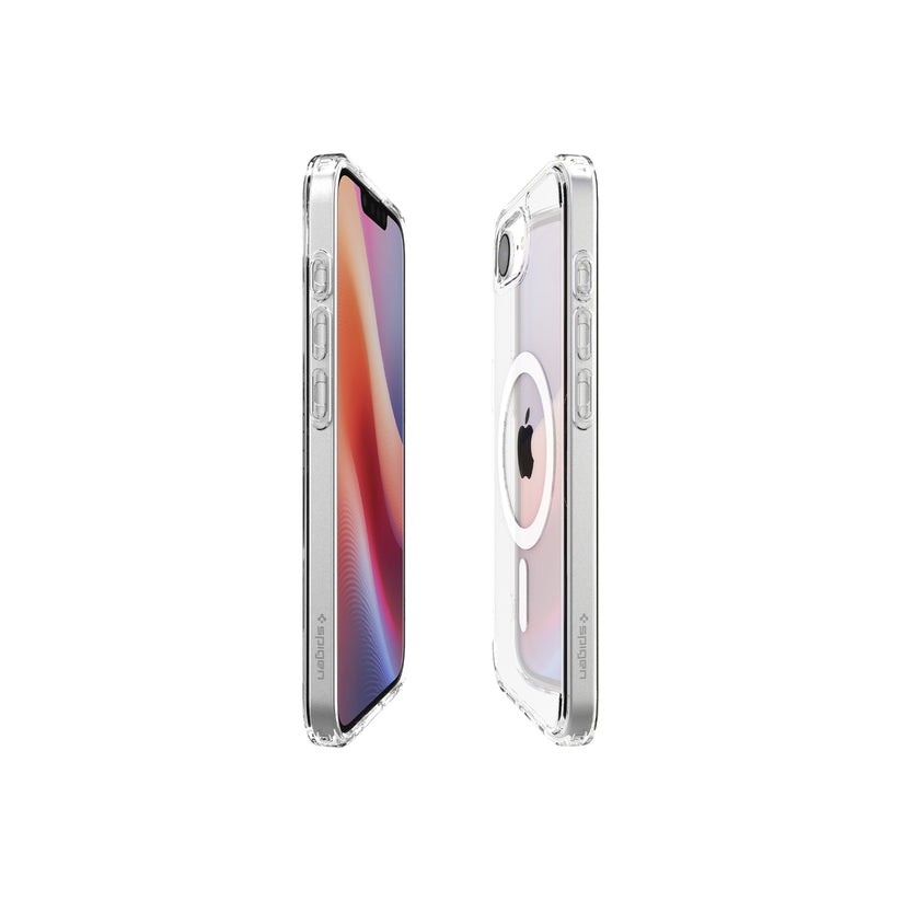 MagSafe kryt pro iPhone 16e Spigen Crystal Hybrid - průhledný - iSTYLE CZ