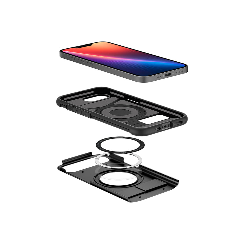 MagSafe kryt pro iPhone 16e Spigen Slim Armor - černý - iSTYLE CZ