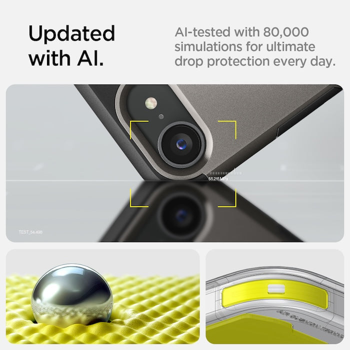 MagSafe kryt pro iPhone 16e Spigen Tough Armor - šedý - iSTYLE CZ