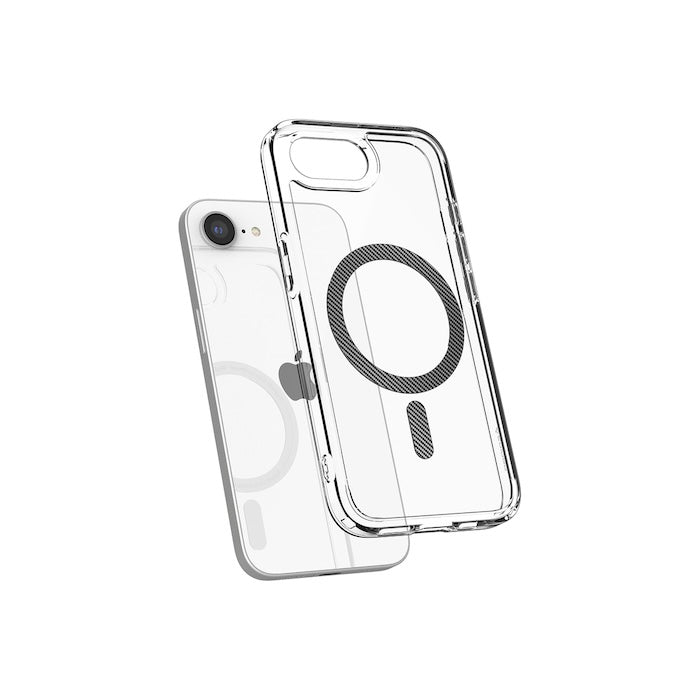 MagSafe kryt pro iPhone 16e Spigen Ultra Hybrid - průhledný karbon - iSTYLE CZ