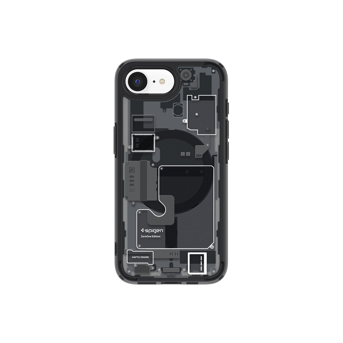 MagSafe kryt pro iPhone 16e Spigen Ultra Hybrid - zero one black - iSTYLE CZ