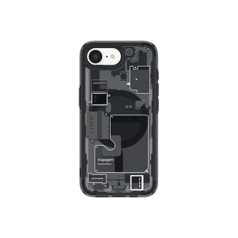 MagSafe kryt pro iPhone 16e Spigen Ultra Hybrid - zero one black - iSTYLE CZ