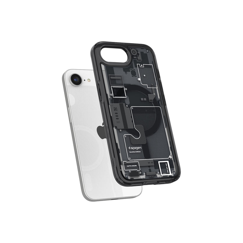 MagSafe kryt pro iPhone 16e Spigen Ultra Hybrid - zero one black - iSTYLE CZ