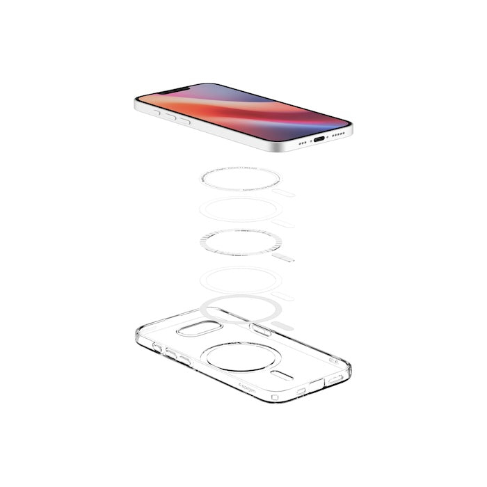 MagSafe kryt pro iPhone 16e Spigen Liquid Crystal - průhledný - iSTYLE CZ