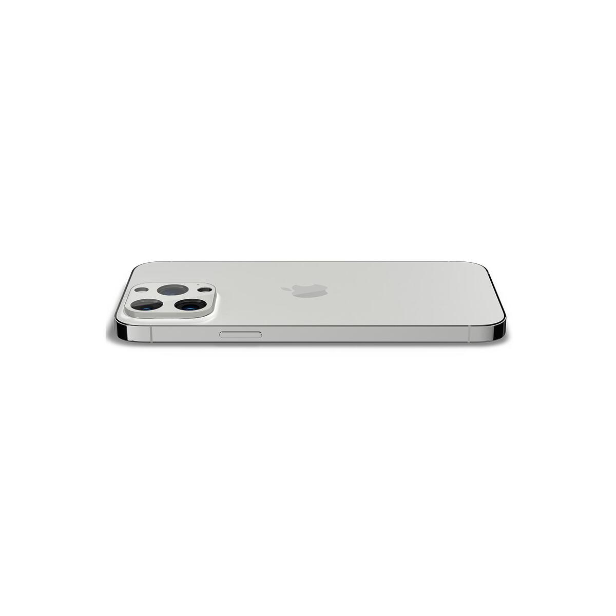 Ochranné sklo na fotoaparát pro iPhone 13 Pro/13 Pro Max Spigen tR Optik 2 Pack - stříbrné