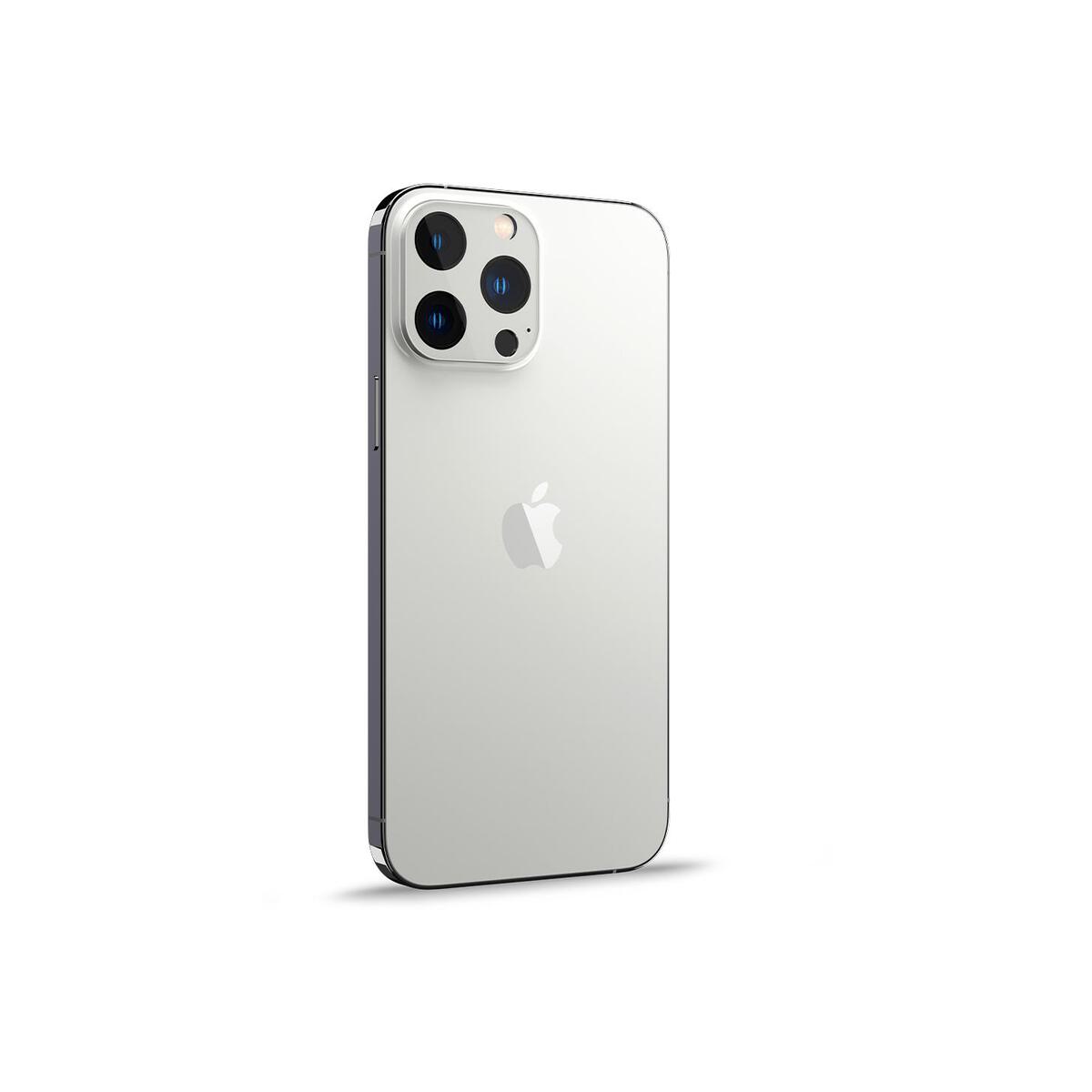 Ochranné sklo na fotoaparát pro iPhone 13 Pro/13 Pro Max Spigen tR Optik 2 Pack - stříbrné