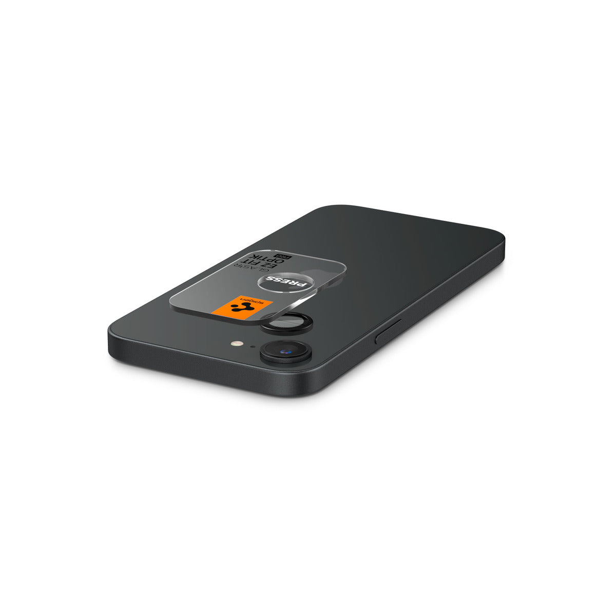 Ochranné sklo na čočku pro iPhone 16e Spigen Glass tR EZ Fit Optik Pro (2ks) - černé - iSTYLE CZ