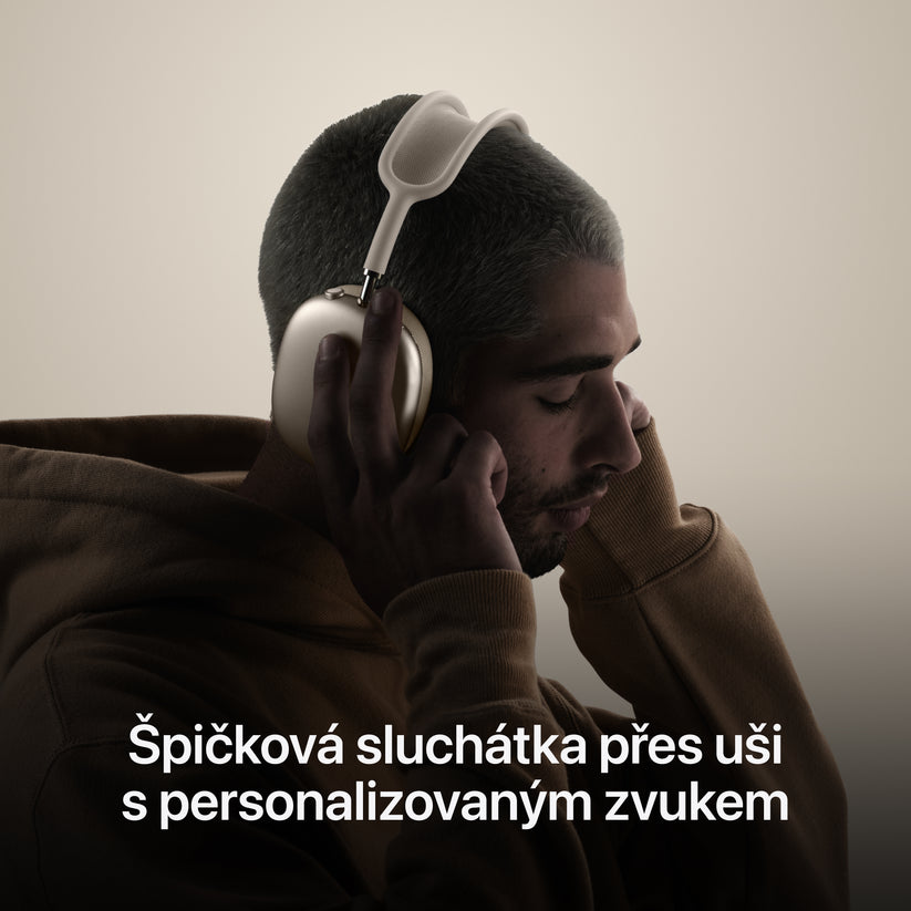 AirPods Max - hvězdně bílé (renovovaný)