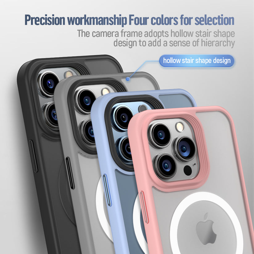 MagSafe kryt na iPhone 16 Plus Blueo Skin Friendly Frosted Case - šedý - iSTYLE CZ