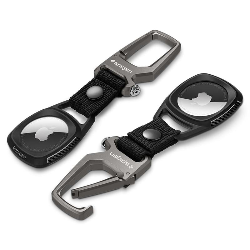 Pouzdro na AirTag Spigen Rugged Armor - černé - iSTYLE CZ