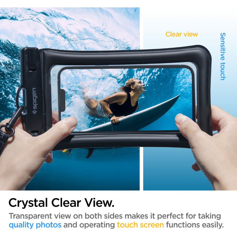 Vodotěsné plovoucí pouzdro Spigen Aqua Shield A610 - černé - iSTYLE CZ