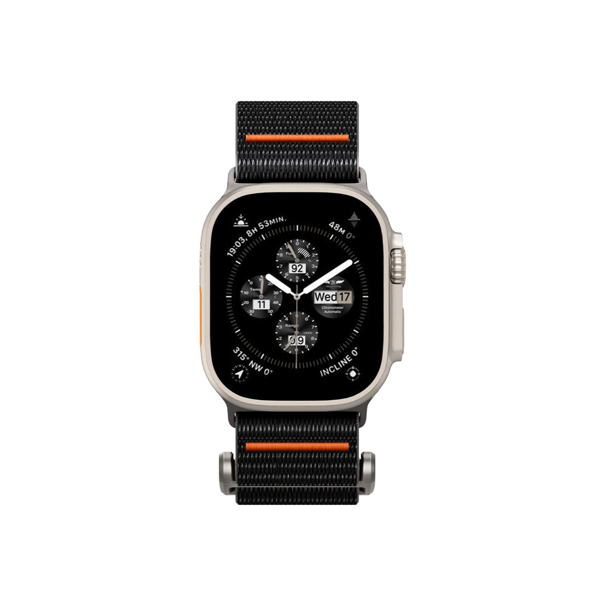 Řemínek pro Apple Watch 42/44/45/49 mm Spigen DuraPro Flex Ultra Band - černý - iSTYLE CZ