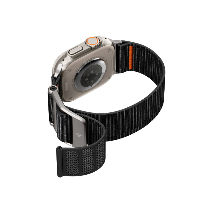 Řemínek pro Apple Watch 42/44/45/49 mm Spigen DuraPro Flex Ultra Band - černý - iSTYLE CZ