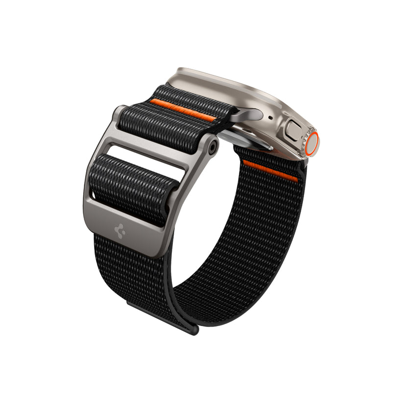 Řemínek pro Apple Watch 42/44/45/49 mm Spigen DuraPro Flex Ultra Band - černý - iSTYLE CZ