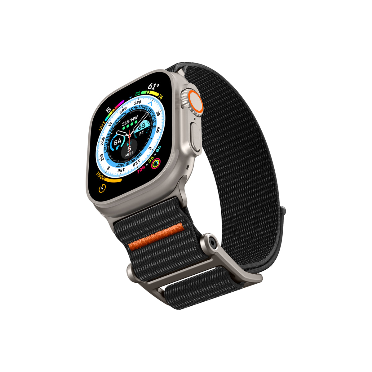 Řemínek pro Apple Watch 42/44/45/49 mm Spigen DuraPro Flex Ultra Band - černý - iSTYLE CZ