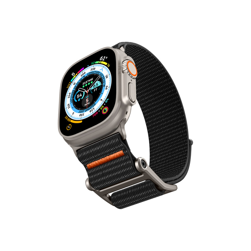 Řemínek pro Apple Watch 42/44/45/49 mm Spigen DuraPro Flex Ultra Band - černý - iSTYLE CZ