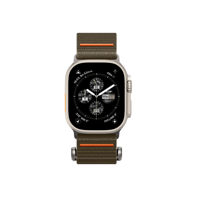 Řemínek pro Apple Watch 42/44/45/49 mm Spigen DuraPro Flex Ultra Band - zelený - iSTYLE CZ