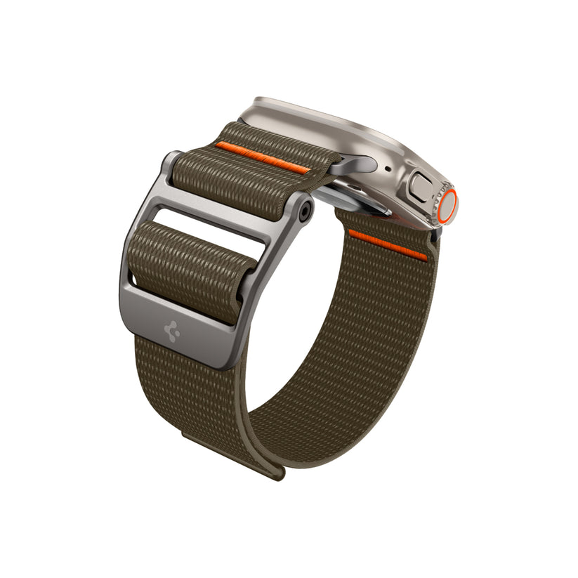 Řemínek pro Apple Watch 42/44/45/49 mm Spigen DuraPro Flex Ultra Band - zelený - iSTYLE CZ