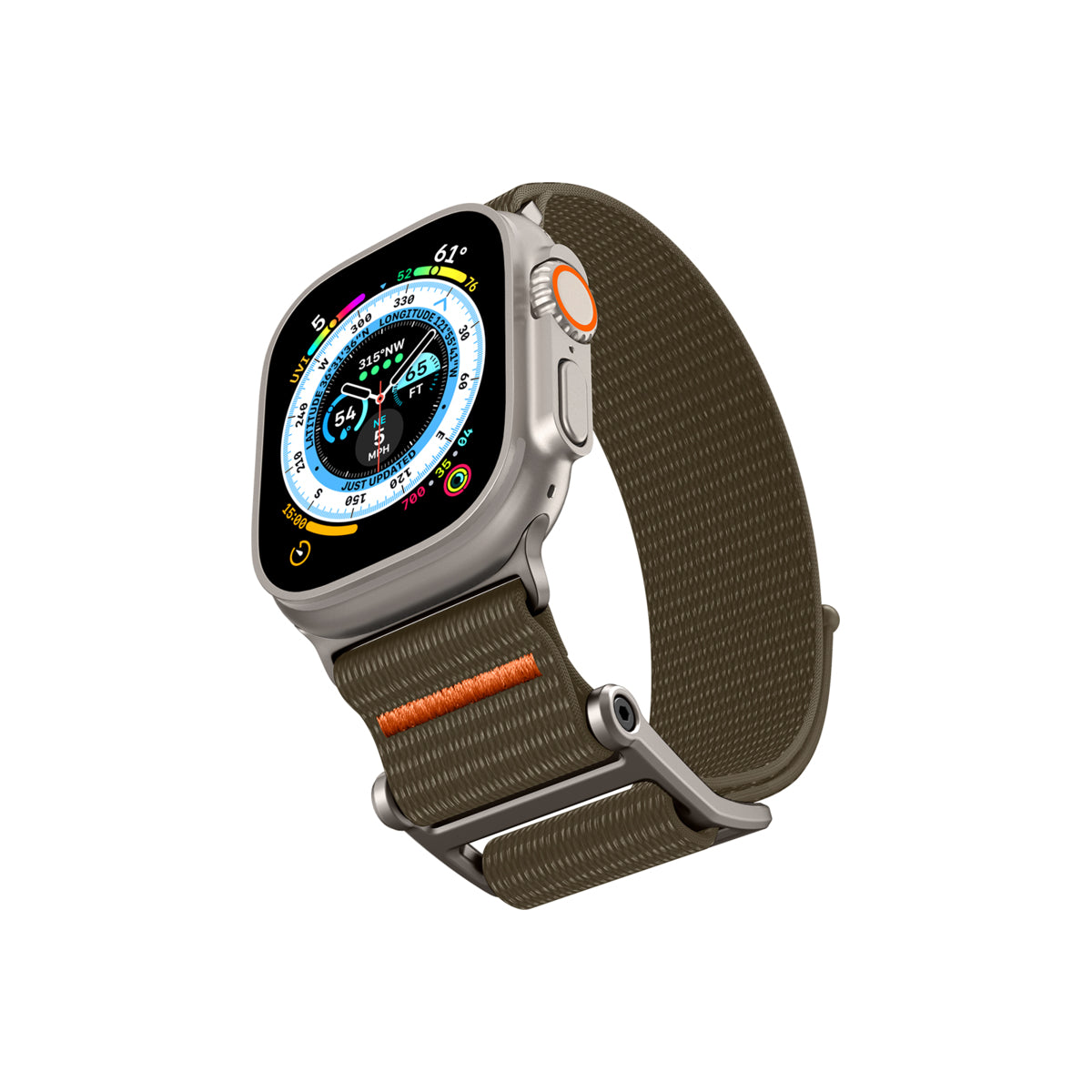 Řemínek pro Apple Watch 42/44/45/49 mm Spigen DuraPro Flex Ultra Band - zelený - iSTYLE CZ