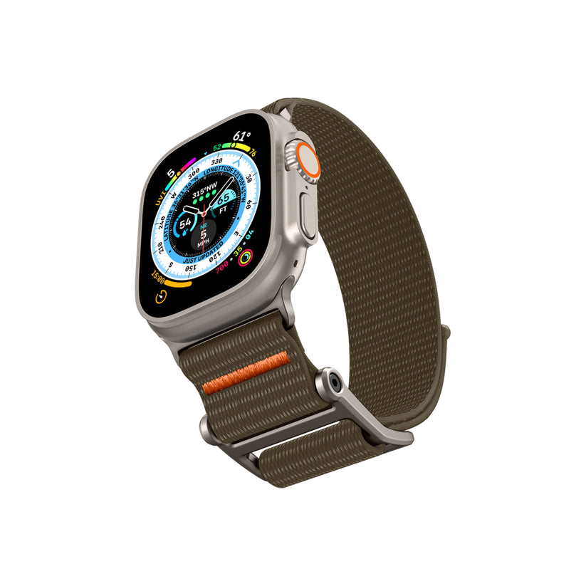 Řemínek pro Apple Watch 42/44/45/49 mm Spigen DuraPro Flex Ultra Band - zelený - iSTYLE CZ