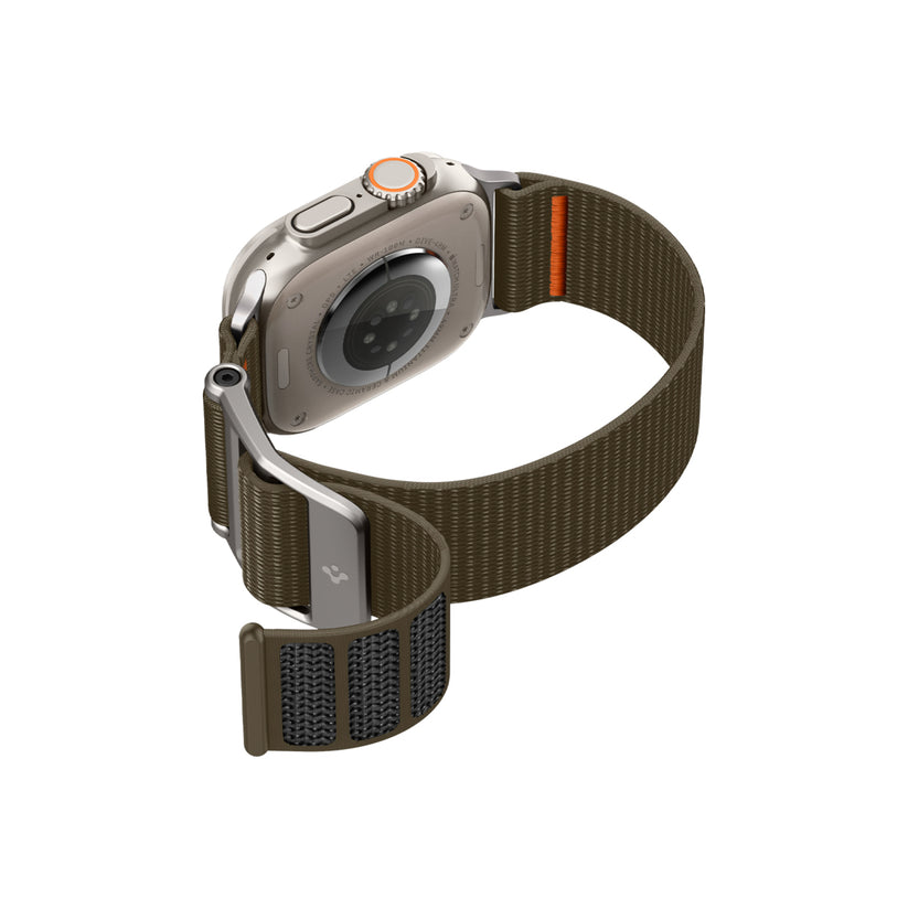 Řemínek pro Apple Watch 42/44/45/49 mm Spigen DuraPro Flex Ultra Band - zelený - iSTYLE CZ