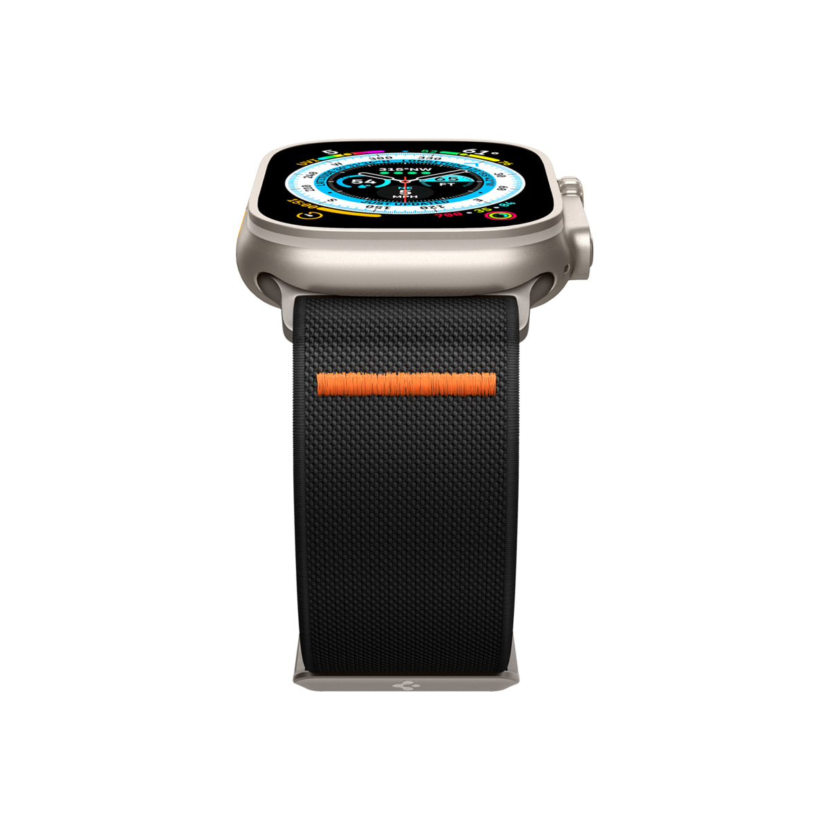 Řemínek pro Apple Watch 42/44/45/49mm Spigen Lite Fit Ultra - černý - iSTYLE CZ