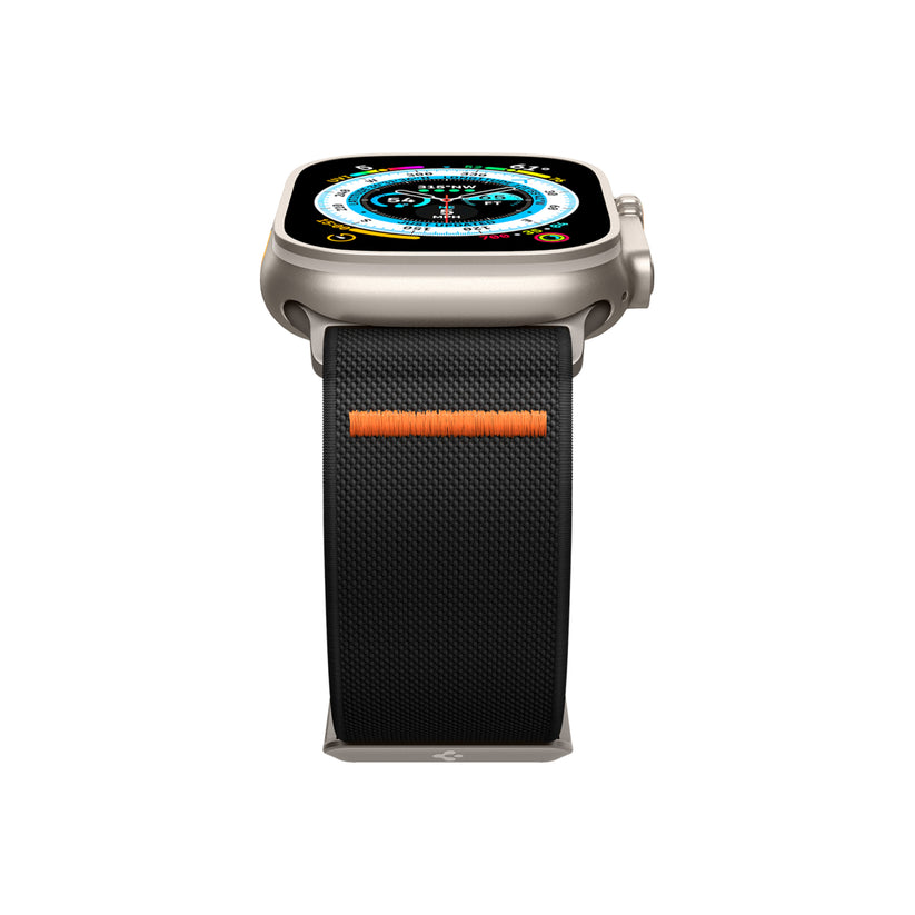 Řemínek pro Apple Watch 42/44/45/49mm Spigen Lite Fit Ultra - černý - iSTYLE CZ