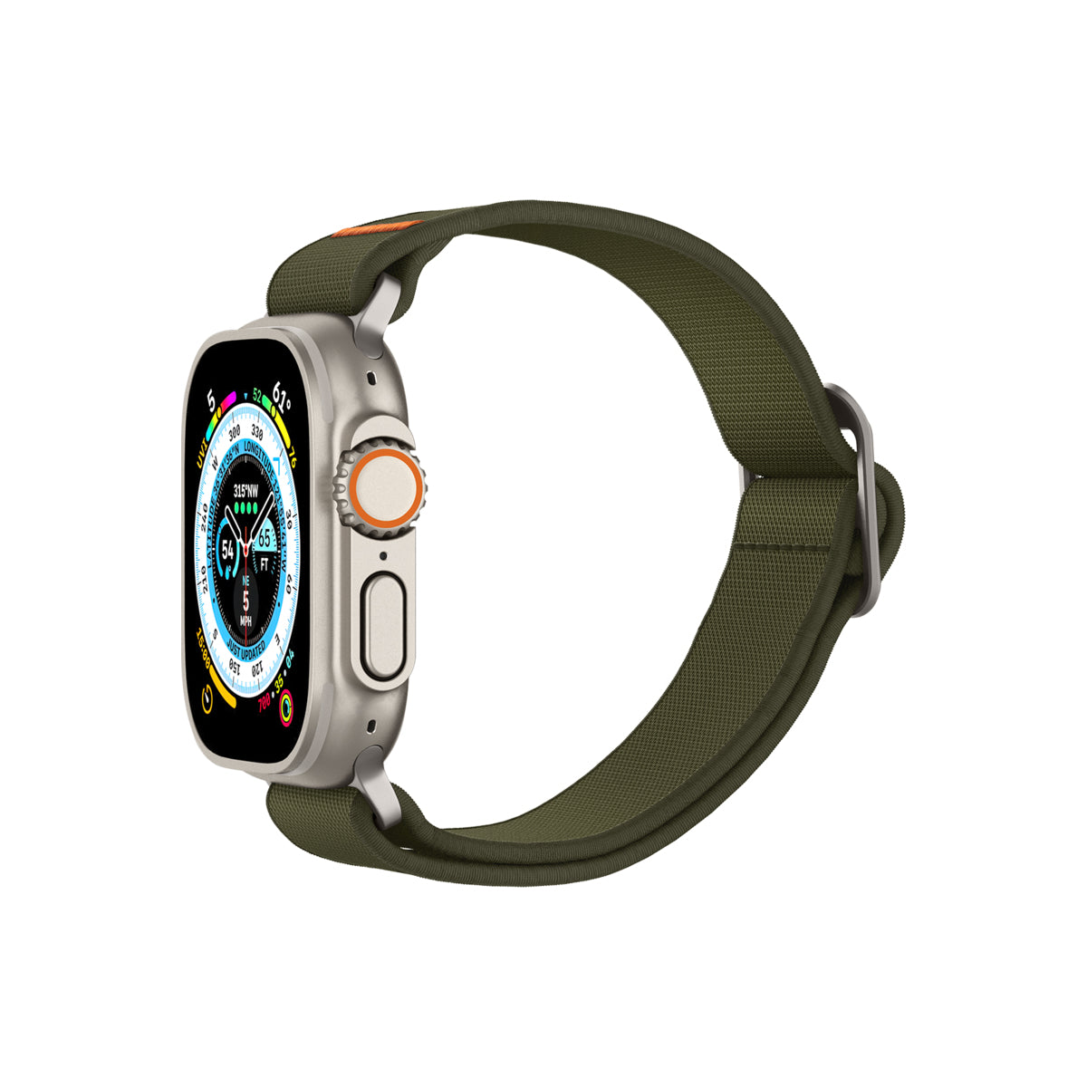 Řemínek pro Apple Watch 42/44/45/49mm Spigen Lite Fit Ultra - khaki - iSTYLE CZ