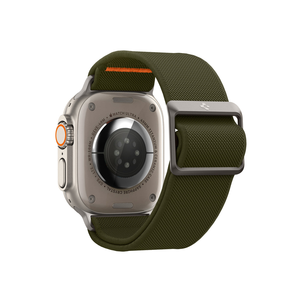 Řemínek pro Apple Watch 42/44/45/49mm Spigen Lite Fit Ultra - khaki - iSTYLE CZ