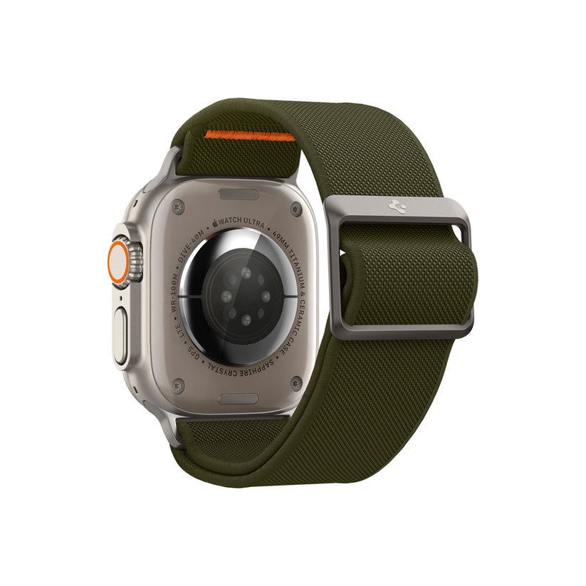 Řemínek pro Apple Watch 42/44/45/49mm Spigen Lite Fit Ultra - khaki - iSTYLE CZ