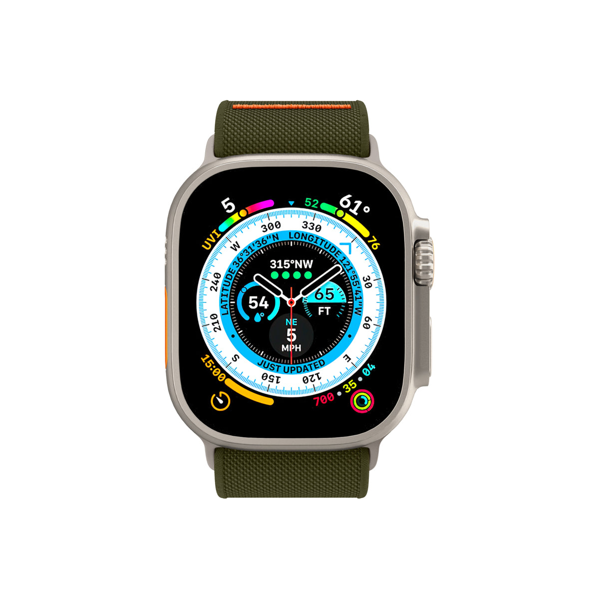 Řemínek pro Apple Watch 42/44/45/49mm Spigen Lite Fit Ultra - khaki - iSTYLE CZ