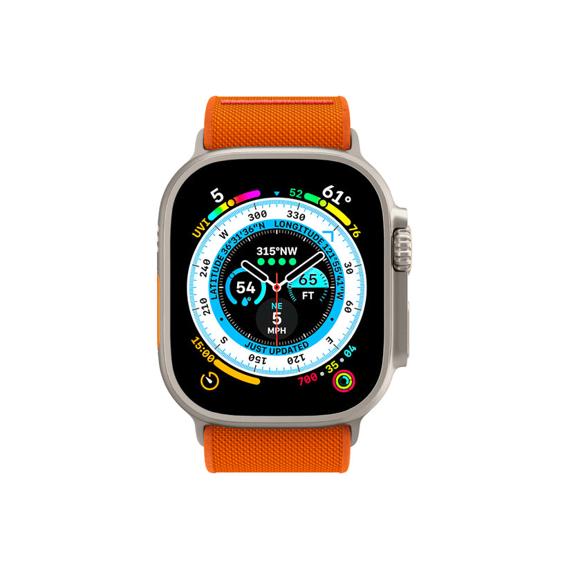 Řemínek pro Apple Watch 42/44/45/49mm Spigen Lite Fit Ultra - oranžový - iSTYLE CZ