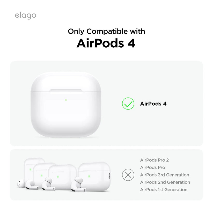 Závěsné pouzdro pro AirPods 4 Elago Hybrid Hang Case - průhledné - iSTYLE CZ