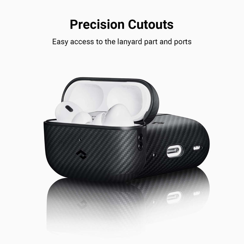 Kryt na AirPods Pro Pitaka MagEZ 2 - černý - iSTYLE CZ