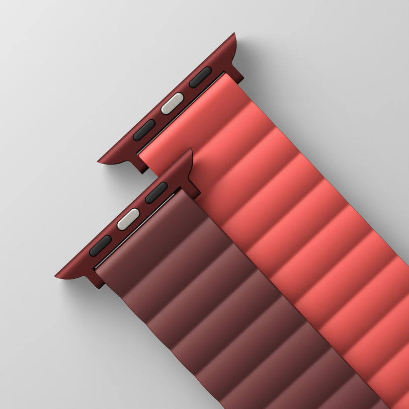 Řemínek pro Apple Watch 38/40/41 mm Uniq Revix - burgundy - iSTYLE CZ