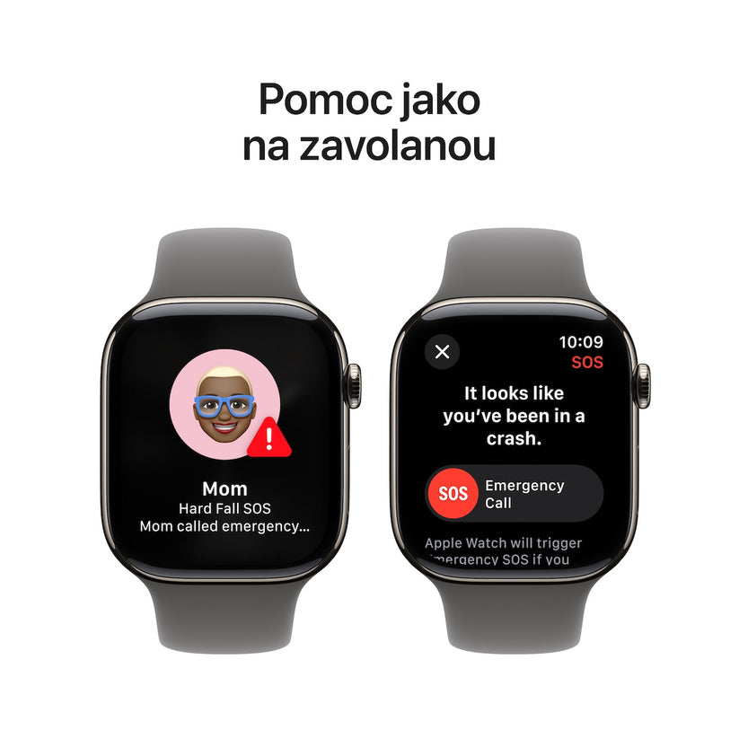 Apple Watch Series 10 GPS + Cellular 46mm přírodní titanové pouzdro se skálově šedým sportovním řemínkem - M/L (otevřený) - iSTYLE CZ