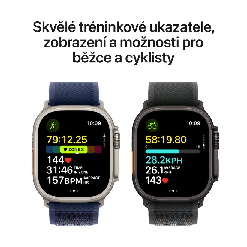 Apple Watch Ultra 2 GPS + Cellular, 49mm černě titanové pouzdro s černě titanovým milánským tahem z titanu - L (otevřený) - iSTYLE CZ